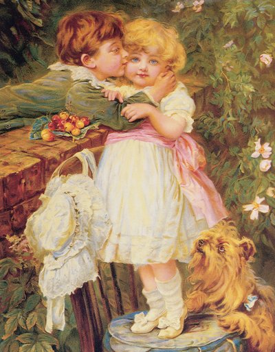 Über die Gartenmauer von Frederick Morgan
